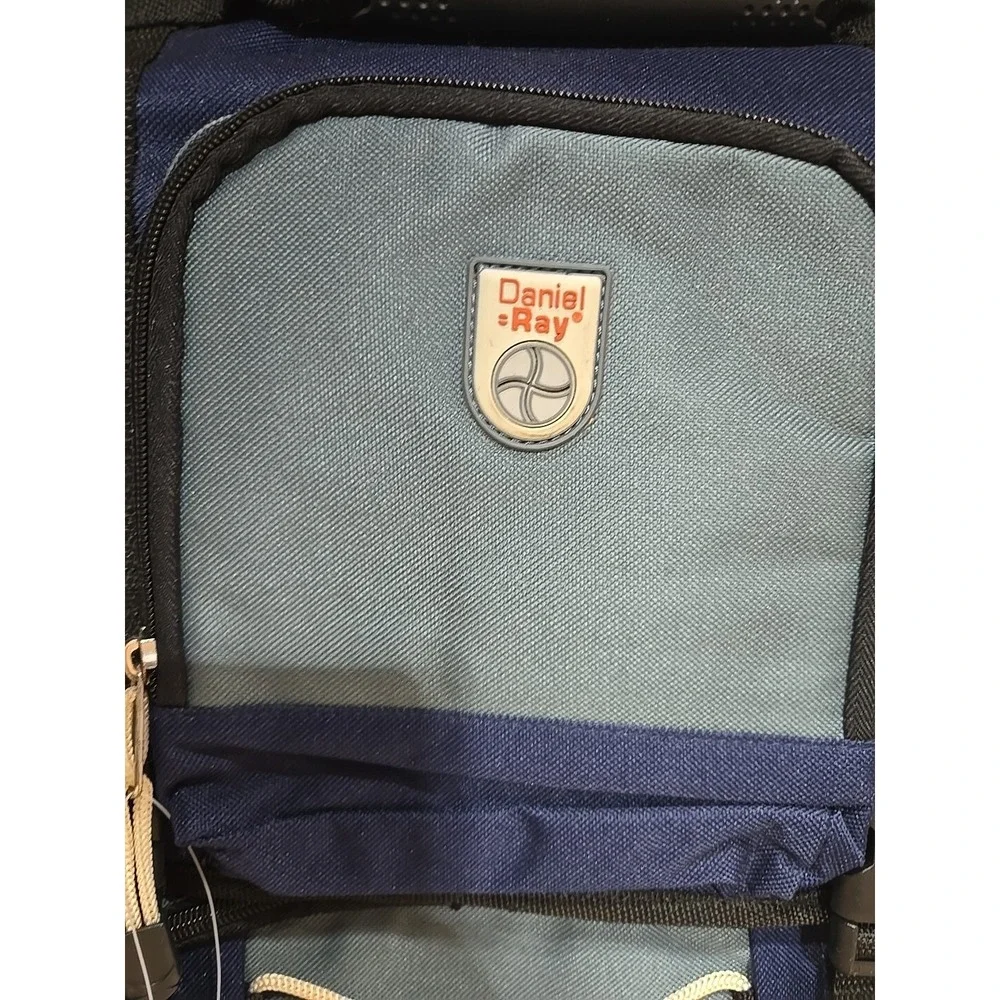 Vintage 1990s DANIEL RAY Backpack Rucksack School Camping Zippers Drawstring New